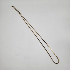 VTG Monet Gold Chain 17" Classic Thin